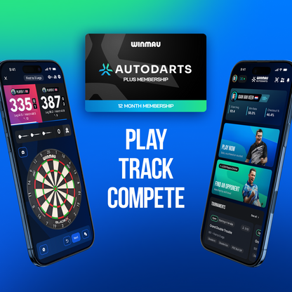 Winmau Device Stand + 12 Monate Autodarts Plus – Mobiles Autodarts Bundle