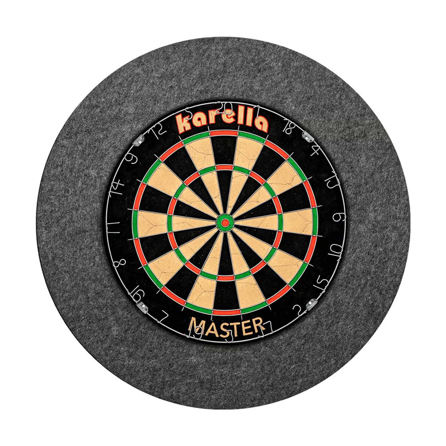 Schallschutz Karella für Steeldartboards mit integriertem Surround Auffangring