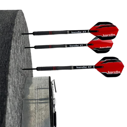 Schallschutz Karella für Steeldartboards mit integriertem Surround Auffangring