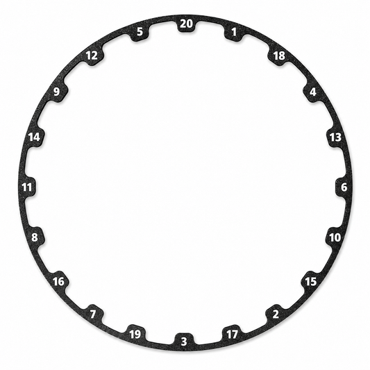 Zahlenring für Steeldartscheiben