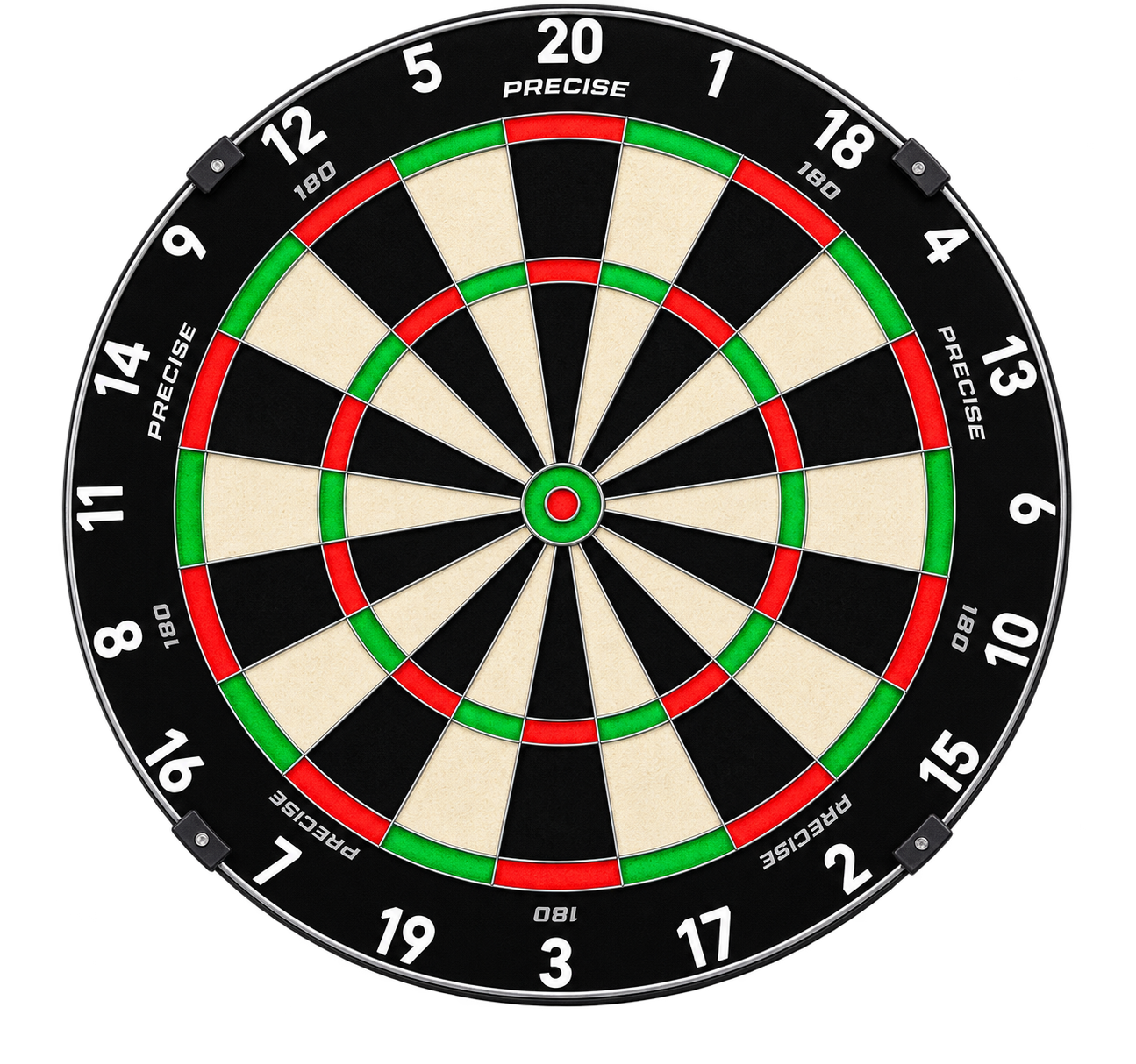 Precise180 Endorphine Steeldartboard Classic White