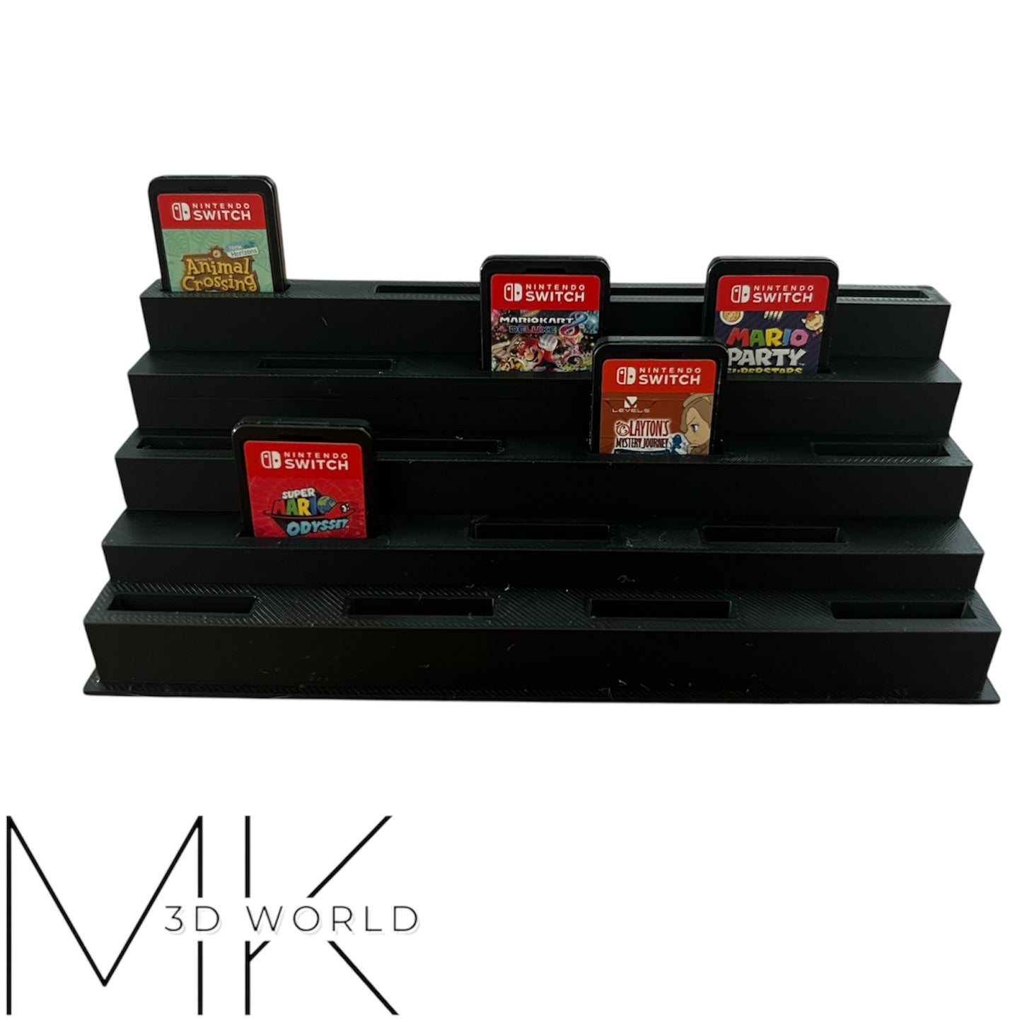 Apielehalter für 18 Nintendo Switch Spiele – Kompatibel mit Switch & Switch 2 Modulen