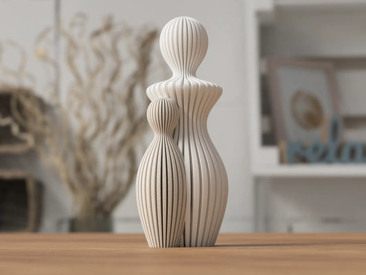 Mutterstatue mit 1-4 Kinder