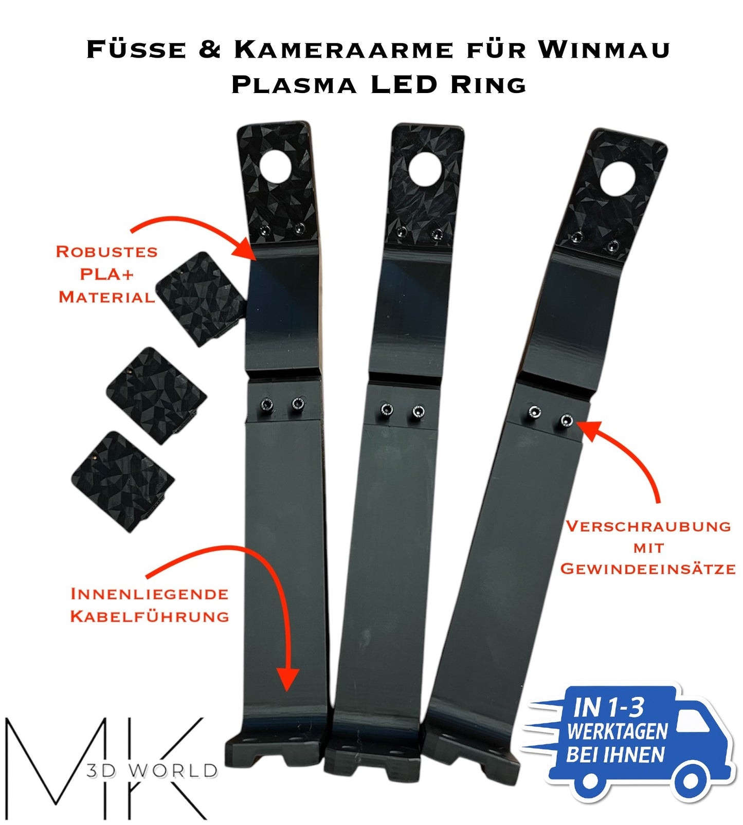 Autodarts Kamerahalterung passend für Winmau Plasma, Kameras HBV OV9732 100°