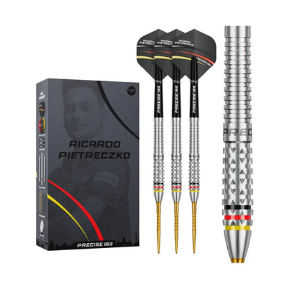 Precise180 Ricardo Pietreczko 90% Steeldarts – 21g / 23g / 25g