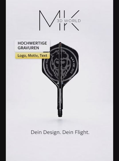 3er Set Target K-Flex | 4-Seiten Gravur (Text, Logo, Motiv)